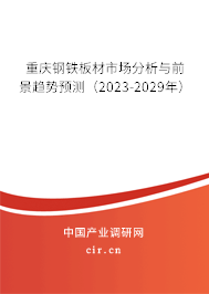 重慶鋼鐵板材市場分析與前景趨勢預測（2023-2029年）