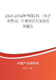 2025-2031年中國ETC（電子收費(fèi)站）行業(yè)研究與發(fā)展前景報(bào)告