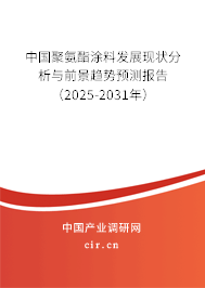 中國聚氨酯涂料發(fā)展現(xiàn)狀分析與前景趨勢預(yù)測報(bào)告（2025-2031年）