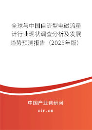 全球與中國自流型電磁流量計行業(yè)現(xiàn)狀調(diào)查分析及發(fā)展趨勢預(yù)測報告（2025年版）
