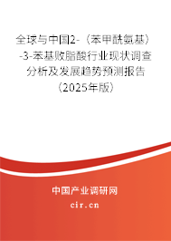 全球與中國2-（苯甲酰氨基）-3-苯基敗脂酸行業(yè)現(xiàn)狀調(diào)查分析及發(fā)展趨勢預(yù)測報告（2025年版）