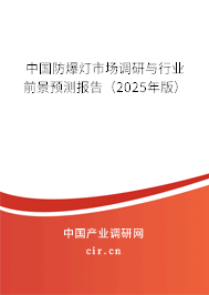 中國(guó)防爆燈市場(chǎng)調(diào)研與行業(yè)前景預(yù)測(cè)報(bào)告（2025年版）