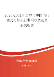 2025-2031年全球與中國(guó)飛行激光打標(biāo)機(jī)行業(yè)現(xiàn)狀及前景趨勢(shì)報(bào)告