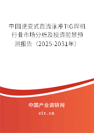 中國逆變式直流泳沖TIG焊機行業(yè)市場分析及投資前景預(yù)測報告（2025-2031年）