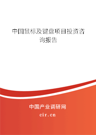 中國鼠標及鍵盤項目投資咨詢報告 中國鼠標及鍵盤項目投資咨詢報告