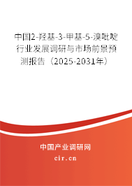 中國2-羥基-3-甲基-5-溴吡啶行業(yè)發(fā)展調(diào)研與市場前景預(yù)測報告（2025-2031年）