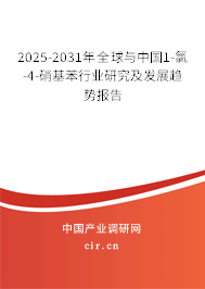 2025-2031年全球與中國1-氯-4-硝基苯行業(yè)研究及發(fā)展趨勢報(bào)告
