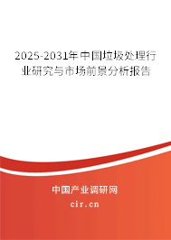 2025-2031年中國垃圾處理行業(yè)研究與市場前景分析報(bào)告