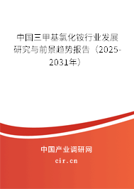 中國三甲基氯化銨行業(yè)發(fā)展研究與前景趨勢報(bào)告（2025-2031年）