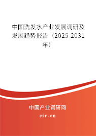 中國洗發(fā)水產(chǎn)業(yè)發(fā)展調(diào)研及發(fā)展趨勢報告（2025-2031年）