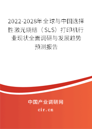 2022-2028年全球與中國(guó)選擇性激光燒結(jié)（SLS）打印機(jī)行業(yè)現(xiàn)狀全面調(diào)研與發(fā)展趨勢(shì)預(yù)測(cè)報(bào)告