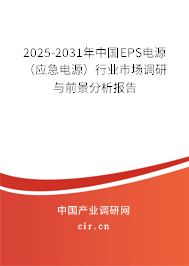 2025-2031年中國EPS電源（應(yīng)急電源）行業(yè)市場調(diào)研與前景分析報(bào)告