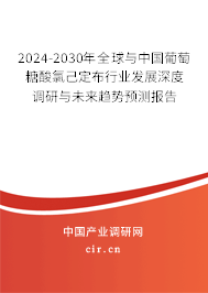 2024-2030年全球與中國(guó)葡萄糖酸氯己定布行業(yè)發(fā)展深度調(diào)研與未來(lái)趨勢(shì)預(yù)測(cè)報(bào)告