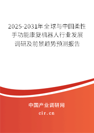 2025-2031年全球與中國(guó)柔性手功能康復(fù)機(jī)器人行業(yè)發(fā)展調(diào)研及前景趨勢(shì)預(yù)測(cè)報(bào)告