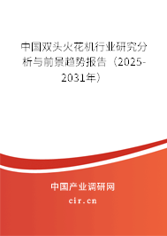 中國雙頭火花機(jī)行業(yè)研究分析與前景趨勢(shì)報(bào)告（2025-2031年）