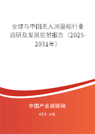 全球與中國無人測量船行業(yè)調(diào)研及發(fā)展前景報告（2025-2031年）