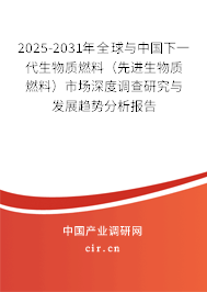 2025-2031年全球與中國下一代生物質(zhì)燃料（先進(jìn)生物質(zhì)燃料）市場(chǎng)深度調(diào)查研究與發(fā)展趨勢(shì)分析報(bào)告