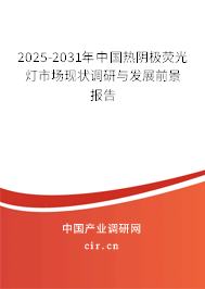 2025-2031年中國熱陰極熒光燈市場現(xiàn)狀調研與發(fā)展前景報告