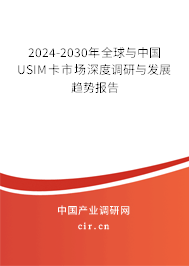 2024-2030年全球與中國USIM卡市場(chǎng)深度調(diào)研與發(fā)展趨勢(shì)報(bào)告