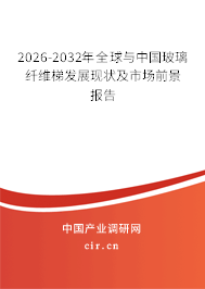2026-2032年全球與中國玻璃纖維梯發(fā)展現(xiàn)狀及市場前景報告