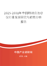 2025-2031年中國場效應治療儀行業(yè)發(fā)展研究與趨勢分析報告