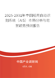 2025-2031年中國船用自動識別系統(tǒng)（AIS）市場分析與前景趨勢預測報告