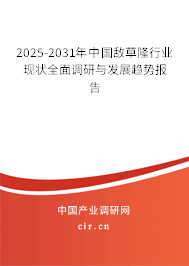 2025-2031年中國敵草隆行業(yè)現(xiàn)狀全面調(diào)研與發(fā)展趨勢報告