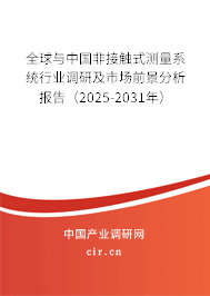 全球與中國(guó)非接觸式測(cè)量系統(tǒng)行業(yè)調(diào)研及市場(chǎng)前景分析報(bào)告（2025-2031年）