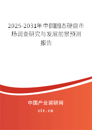 2025-2031年中國(guó)固態(tài)硬盤(pán)市場(chǎng)調(diào)查研究與發(fā)展前景預(yù)測(cè)報(bào)告