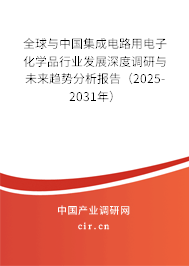 全球與中國集成電路用電子化學(xué)品行業(yè)發(fā)展深度調(diào)研與未來趨勢分析報(bào)告（2025-2031年）