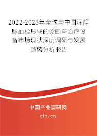 2022-2028年全球與中國深靜脈血栓形成的診斷與治療設(shè)備市場現(xiàn)狀深度調(diào)研與發(fā)展趨勢分析報(bào)告