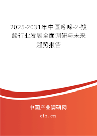 2025-2031年中國(guó)吲哚-2-羧酸行業(yè)發(fā)展全面調(diào)研與未來(lái)趨勢(shì)報(bào)告