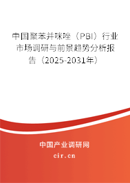 中國聚苯并咪唑（PBI）行業(yè)市場調(diào)研與前景趨勢分析報告（2025-2031年）