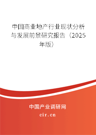 中國商業(yè)地產(chǎn)行業(yè)現(xiàn)狀分析與發(fā)展前景研究報(bào)告（2025年版）