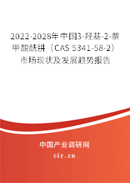 2022-2028年中國3-羥基-2-萘甲酸酰肼（CAS 5341-58-2）市場(chǎng)現(xiàn)狀及發(fā)展趨勢(shì)報(bào)告