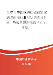 全球與中國胞磷膽堿鈉氯化鈉注射液行業(yè)現(xiàn)狀調(diào)查分析及市場(chǎng)前景預(yù)測(cè)報(bào)告（2025年版）