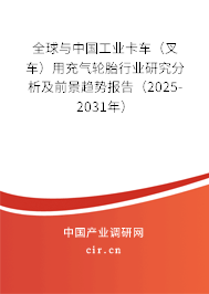 全球與中國工業(yè)卡車（叉車）用充氣輪胎行業(yè)研究分析及前景趨勢報(bào)告（2025-2031年）