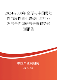 2024-2030年全球與中國局灶性節(jié)段性腎小球硬化癥行業(yè)發(fā)展全面調(diào)研與未來趨勢預(yù)測報(bào)告 2024-2030年全球與中國局灶性節(jié)段性腎小球硬化癥行業(yè)發(fā)展全面調(diào)研與未來趨勢預(yù)測報(bào)告
