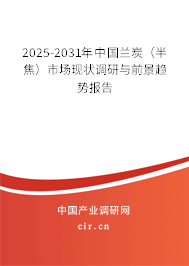 2025-2031年中國蘭炭（半焦）市場現狀調研與前景趨勢報告