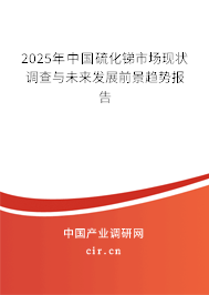 2025年中國硫化銻市場現(xiàn)狀調查與未來發(fā)展前景趨勢報告