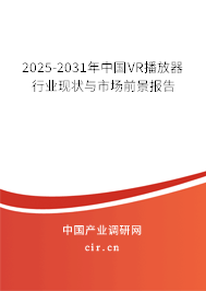 2025-2031年中國VR播放器行業(yè)現(xiàn)狀與市場前景報告