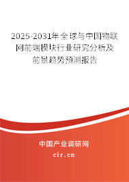 2025-2031年全球與中國物聯(lián)網(wǎng)前端模塊行業(yè)研究分析及前景趨勢預(yù)測報(bào)告