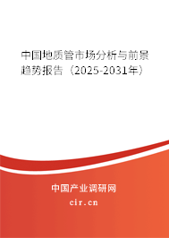 中國地質(zhì)管市場分析與前景趨勢報告（2025-2031年）