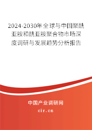 2024-2030年全球與中國聚酰亞胺和酰亞胺聚合物市場深度調(diào)研與發(fā)展趨勢分析報(bào)告