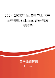 2024-2030年全球與中國汽車全季輪胎行業(yè)全面調研與發(fā)展趨勢