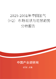 2025-2031年中國氫氣（H2）市場現(xiàn)狀與前景趨勢分析報告