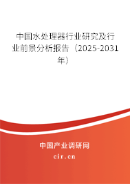 中國(guó)水處理器行業(yè)研究及行業(yè)前景分析報(bào)告（2025-2031年）
