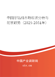 中國牙鉆機(jī)市場現(xiàn)狀分析與前景趨勢（2024-2030年）