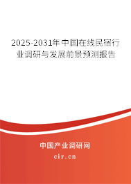 2025-2031年中國(guó)在線民宿行業(yè)調(diào)研與發(fā)展前景預(yù)測(cè)報(bào)告