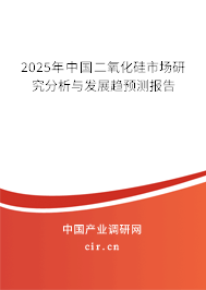 2025年中國二氧化硅市場研究分析與發(fā)展趨預(yù)測報告 2025年中國二氧化硅市場研究分析與發(fā)展趨預(yù)測報告